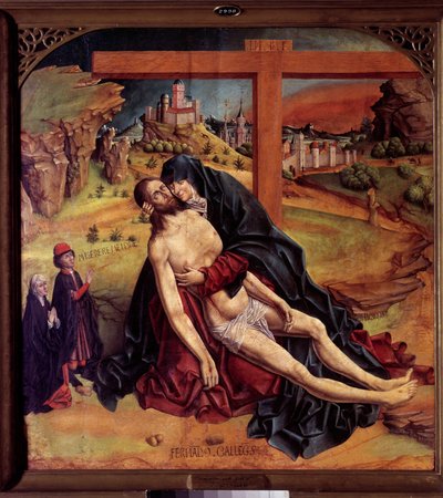 Vergine della Pietà (Pietà) da Fernando Gallego