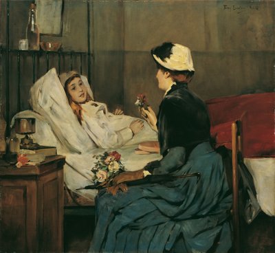 La visita al letto del malato da Ferry Bératon