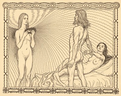 La sposa eterna, tavola 2, dal portfolio 