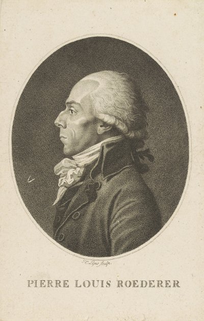 Ritratto di Pierre-Louis Roederer 1754-1835 da Fiessinger