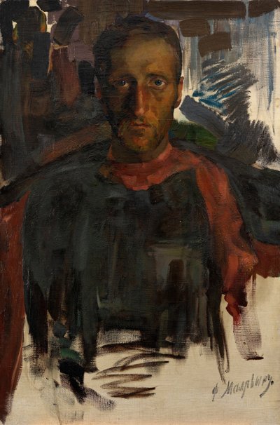 Ritratto del poeta Nikolay Gumilyov 1886-1921 da Filipp Andreevic Maljavin