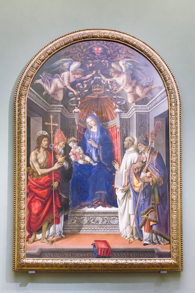 Madonna col Bambino in trono con San Giovanni Battista e santi, noto come Pala Otto da Filippino Lippi