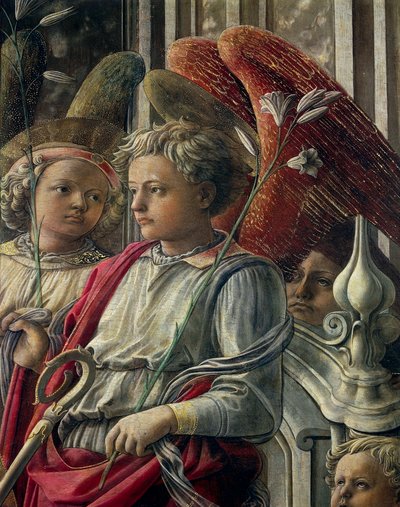 Madonna col Bambino e angeli e santi, detta anche Madonna dello Spirito Santo o Pala Barbadori di Filippo Lippi da Filippino Lippi