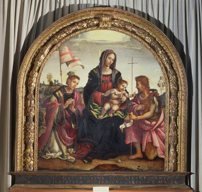 Madonna col Bambino con i Santi Giovanni Battista e Stefano da Filippino Lippi