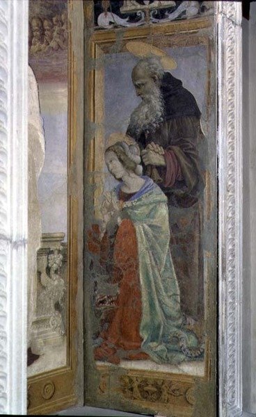 SS. Antonio e Lucia, (dettaglio) dal tabernacolo del Canto al Mercatale, 1498 da Filippino Lippi