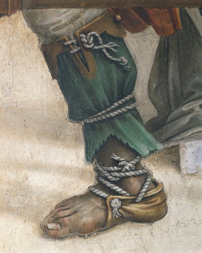 San Giovanni Evangelista resuscita Drusiana (dettaglio) da Filippino Lippi