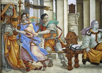 San Giovanni Evangelista che resuscita Drusiana da Filippino Lippi