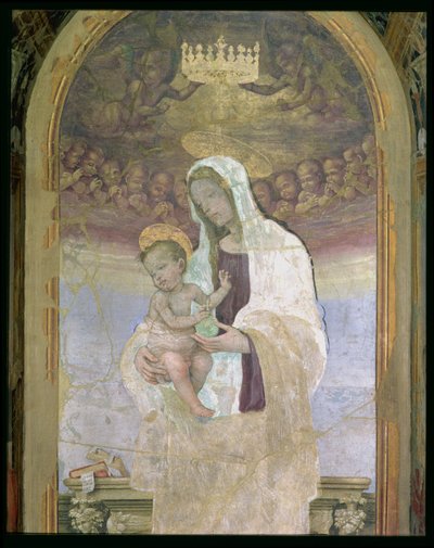 La Madonna e il Bambino (dettaglio) da Filippino Lippi