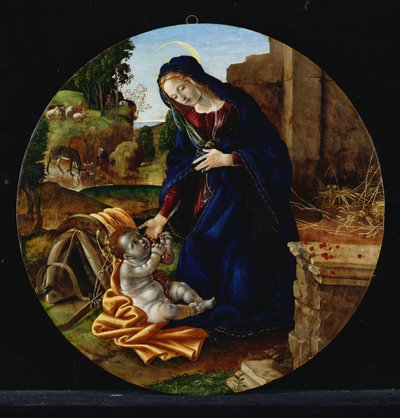 Il Riposo durante la Fuga in Egitto da Filippino Lippi