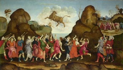 Adorazione del Dio Toro Egiziano, Apis (ca. 1500) da Filippino, Lippi