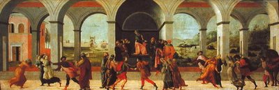 Tre scene dalla storia della Virginia da Filippino Lippi