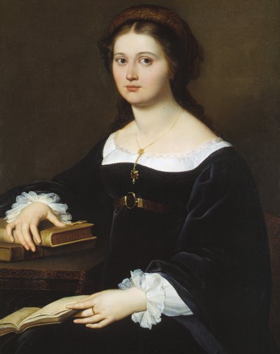 Ritratto di Costanza Monti Perticari da Filippo Agricola