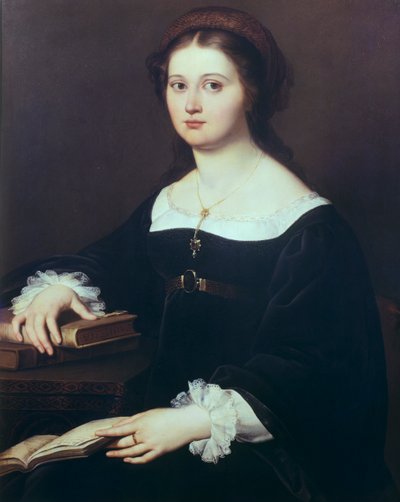 Ritratto di Costanza Perticari Monti da Filippo Agricola