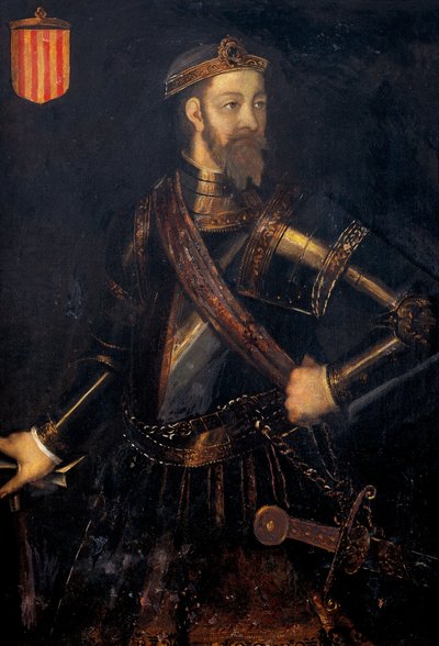 Ritratto di Ramon (Raymond) Borell I (972-1017), conte di Barcellona, Gerona e Ausona da Filippo Ariosto
