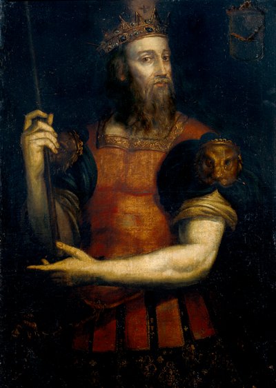 Ritratto di Wamba, re visigoto di Hispania (regno dal 672 al 680) da Filippo Ariosto