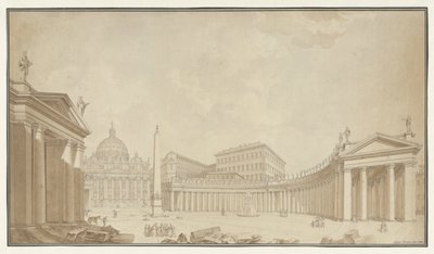 Veduta di Piazza San Pietro a Roma da Filippo Citaroni