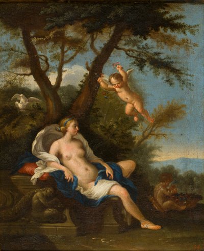 Venere e Cupido (c.1643-94) da Filippo Lauri
