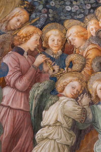 Angelo (dettaglio) da Filippo Lippi