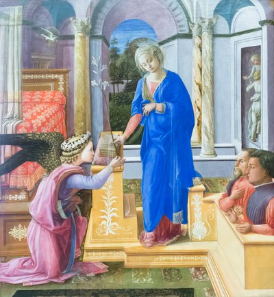 Annunciazione con due donatori da Filippo Lippi