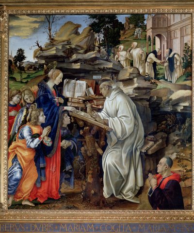 Apparizione della Vergine a San Bernardo da Filippo Lippi
