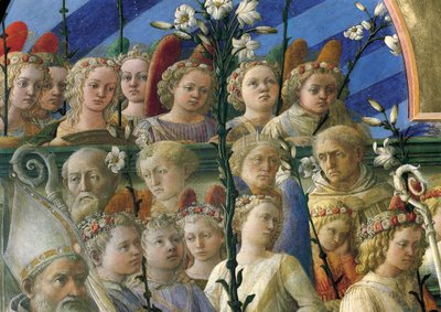 Incoronazione Maringhi o Incoronazione della Vergine (dettaglio) da Filippo Lippi
