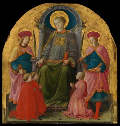 San Lorenzo in trono con santi e donatori da Filippo Lippi