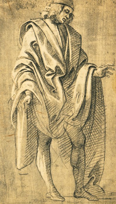 Studio di figura maschile umana da Filippo Lippi