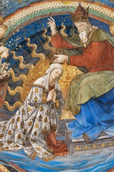 Vergine Maria e Dio (dettaglio dell