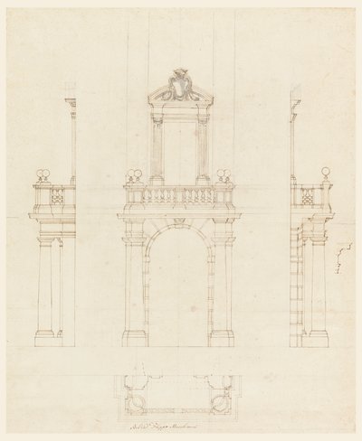 Cornice e telaio di una porta da Filippo Marchionni