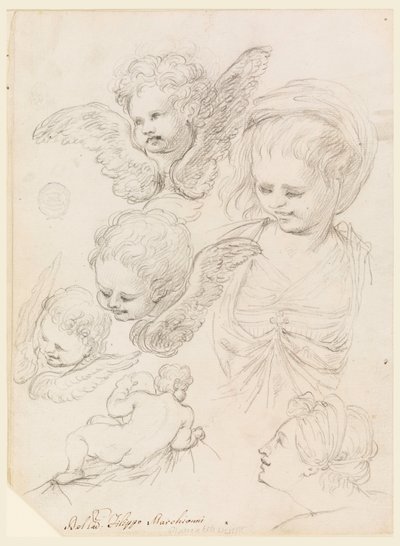 Studi per una rappresentazione religiosa da Filippo Marchionni