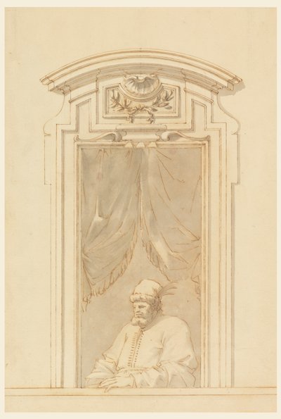 Vetrina e metà di una figura di un turco da Filippo Marchionni