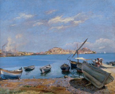 Portoferraio visto da San Giovanni da Filippo Marfori Savini