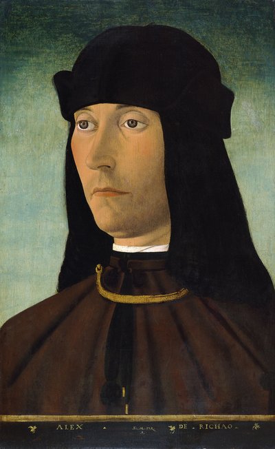 Ritratto di Alessandro de Richao, dopo 1491 da Filippo Mazzola