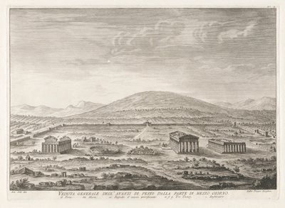 Veduta generale degli da Filippo Morghen