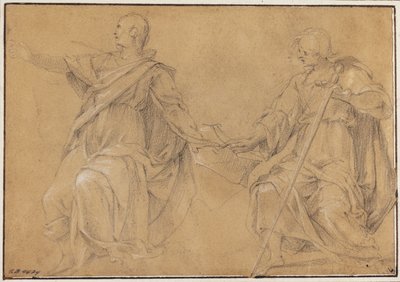 San Giacomo il Maggiore (?) e San Giovanni Evangelista da Filippo Paladini