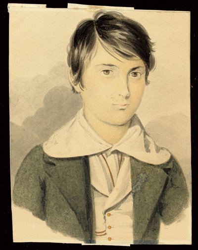 Ritratto di Dante Gabriel Rossetti da Filippo Pistrucci