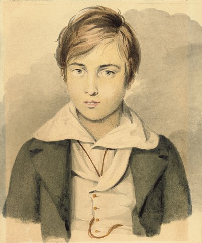 Ritratto di William Michael Rossetti da Filippo Pistrucci