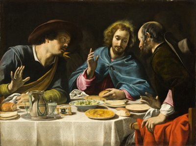 La cena di Emmaus, c.1625 da Filippo Tarchiani