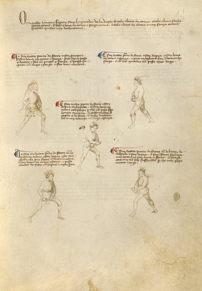 Combattimento con il pugnale da Fiore Furlan dei Liberi da Premariacco