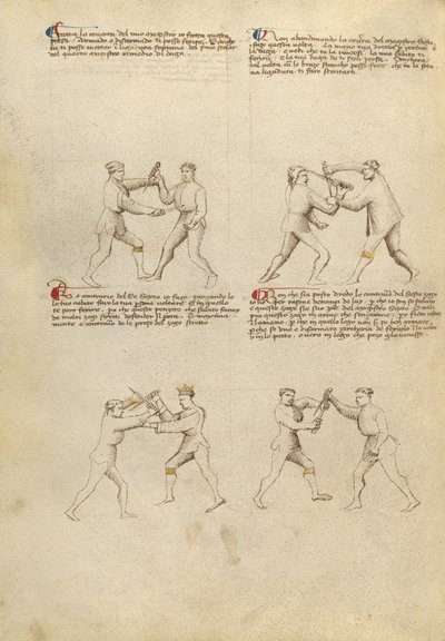Combattimento con il pugnale da Fiore Furlan dei Liberi da Premariacco