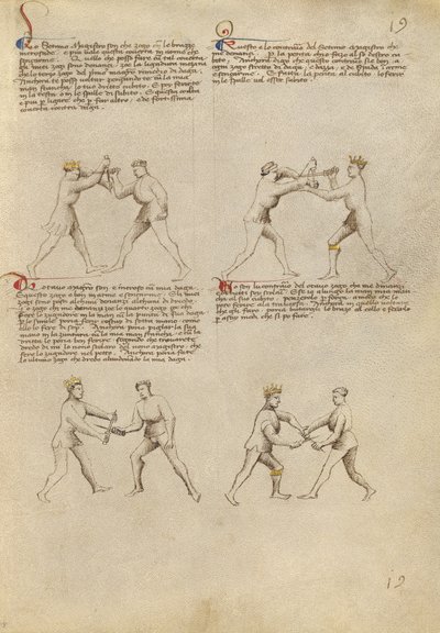 Combattimento con il pugnale da Fiore Furlan dei Liberi da Premariacco