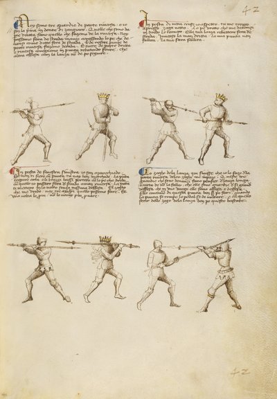 Combattimento con la lancia da Fiore Furlan dei Liberi da Premariacco