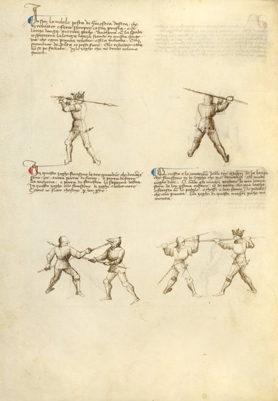 Combattimento con la lancia da Fiore Furlan dei Liberi da Premariacco