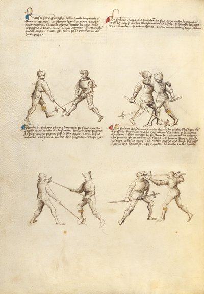Combattimento con Pollaxe da Fiore Furlan dei Liberi da Premariacco