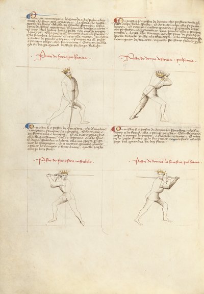 Combattimento con la spada da Fiore Furlan dei Liberi da Premariacco