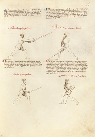 Combattimento con la spada da Fiore Furlan dei Liberi da Premariacco