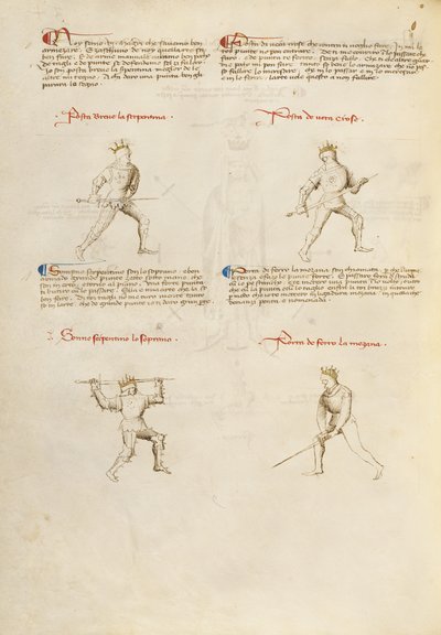 Combattimento con la spada da Fiore Furlan dei Liberi da Premariacco