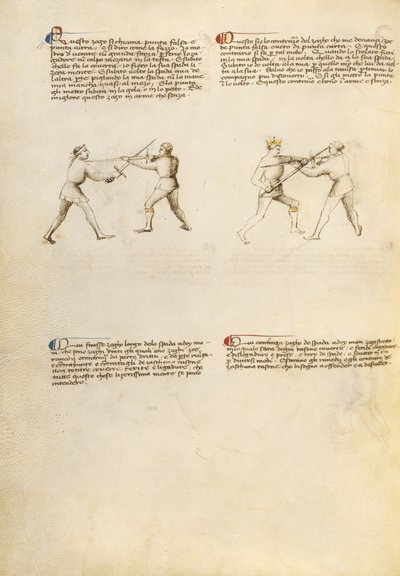 Combattimento con Spada da Fiore Furlan dei Liberi da Premariacco