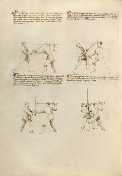 Combattimento con Spada da Fiore Furlan dei Liberi da Premariacco