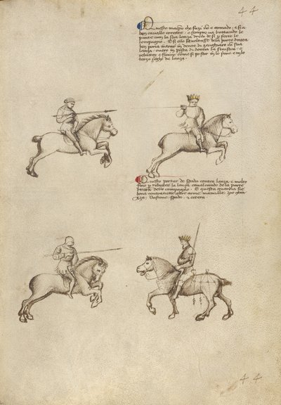 Combattimento equestre con lancia e spada da Fiore Furlan dei Liberi da Premariacco